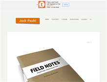 Tablet Screenshot of jackpauhl.com